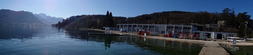 Vue de la base nautique Vue de la base nautique