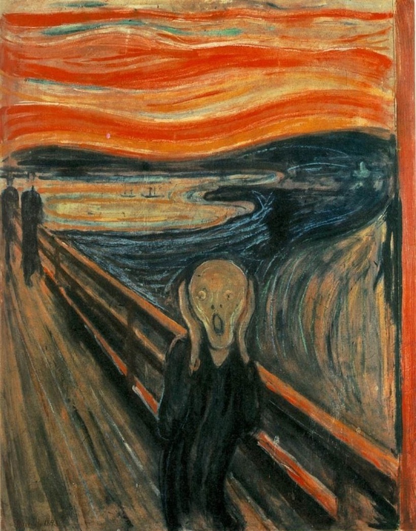 "Le cri" de Munch. Œuvre prémonitoire ?
