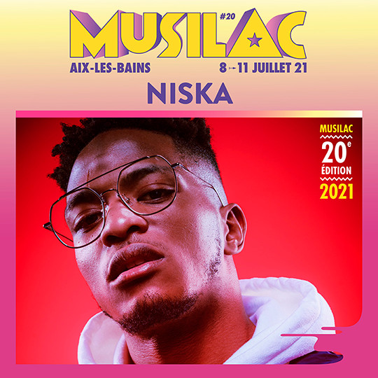 Niska sera présent en 2021 à Musilac ©DR Niska sera présent en 2021 à Musilac ©DR