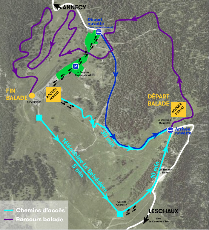 Plan La Grande Balade 18 et 19 juillet 2020 ©DR Plan La Grande Balade 18 et 19 juillet 2020 ©DR