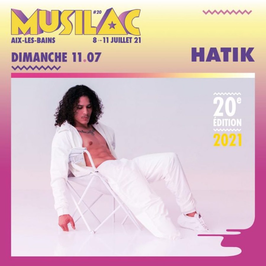 Hatik sera présent à la 20° édition du festival Musilac ©DR Hatik sera présent à la 20° édition du festival Musilac ©DR