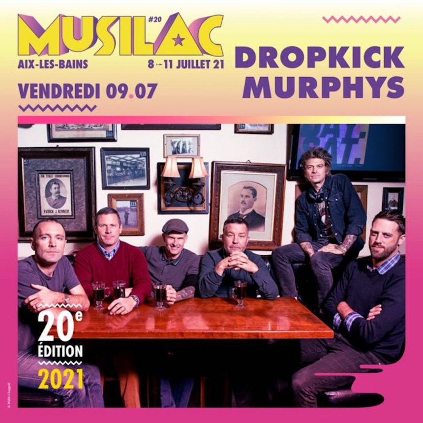 Le groupe Dropkick Murphys sera présent en 2021 au festival Musilac ©DR Le groupe Dropkick Murphys sera présent en 2021 au festival Musilac ©DR