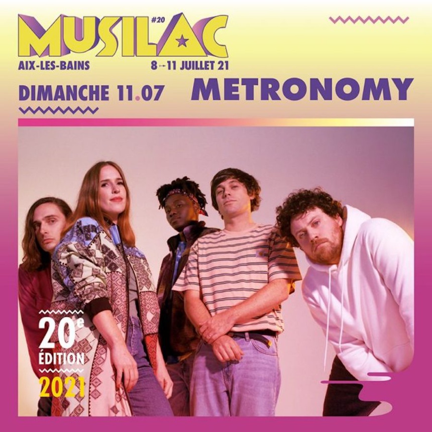 Le groupe Metronomy sera présent pour la 20° édition du festival Musilac en 2021 ©DR Le groupe Metronomy sera présent pour la 20° édition du festival Musilac en 2021 ©DR