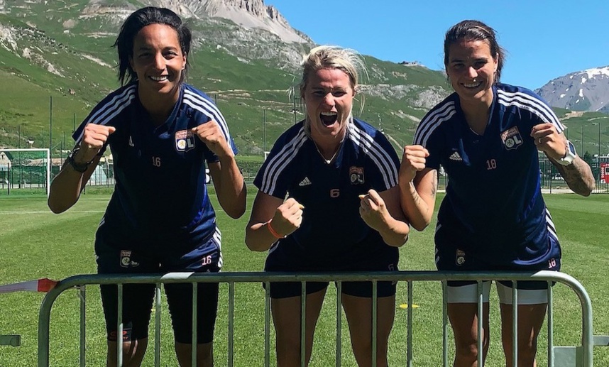 Pas de soucis pour la motivation : Sarah Bouhaddi, Amandine Henry et Dzsenifer Marozsan ©DR Pas de soucis pour la motivation : Sarah Bouhaddi, Amandine Henry et Dzsenifer Marozsan ©DR