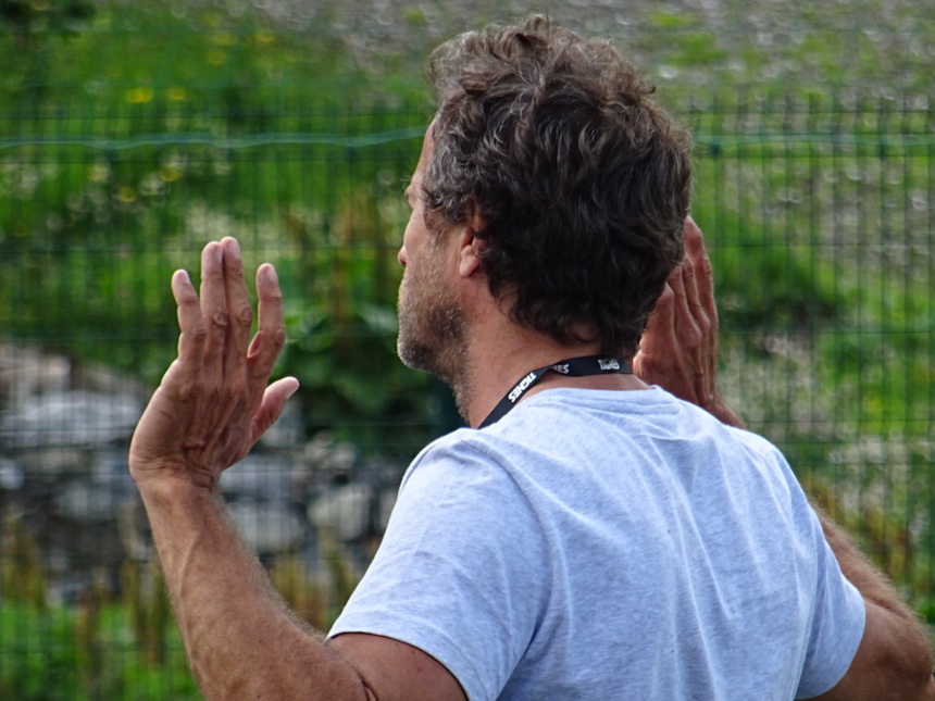 Fabien Galthié sur le terrain avec Les Étoiles du Sport à Tignes ©Paul Rassat Fabien Galthié sur le terrain avec Les Étoiles du Sport à Tignes ©Paul Rassat