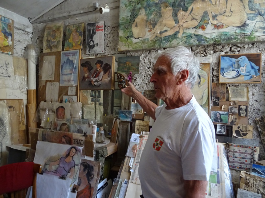 Georges Sprungli dans son "chez moi" ©Paul Rassat Georges Sprungli dans son "chez moi" ©Paul Rassat