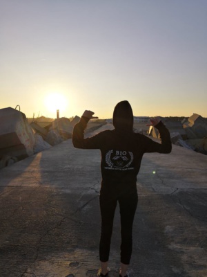 Levé de soleil à Saint-Jean-de-Luz - En route pour Blibao ©Élisa Degore Levé de soleil à Saint-Jean-de-Luz - En route pour Blibao ©Élisa Degore