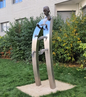 Sculpture en hommage à Suzanne Noël ©DR Sculpture en hommage à Suzanne Noël ©DR