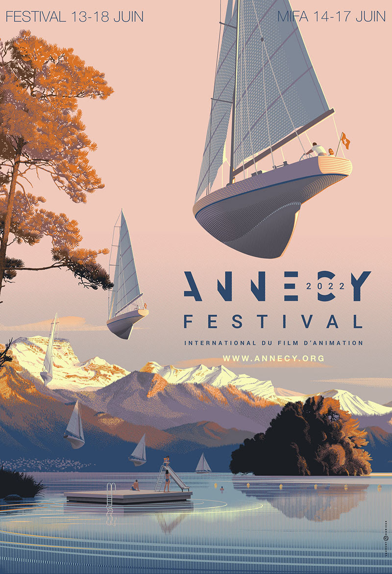 Affiche Annecy Festival 2022 Affiche Annecy Festival 2022