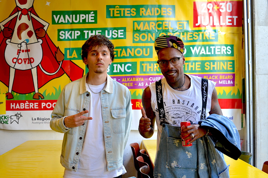 Enzo Gabert et Mat Bastard de Skip the Use - Rock'n poche 2022 ©cavaliere