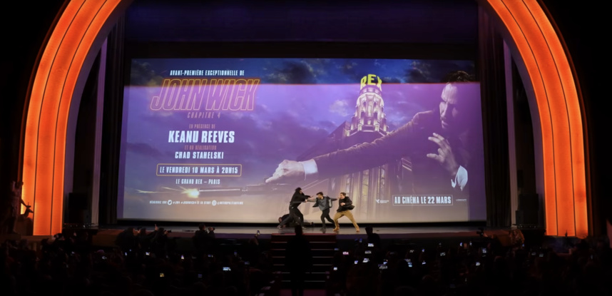Avant-première de John Wick : Chapitre 4 au Grand Rex à Paris Avant-première de John Wick : Chapitre 4 au Grand Rex à Paris