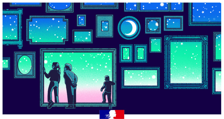 La Nuit Européenne des Musées 2023 © zoo, designers graphiques x Arthur Bonifay La Nuit Européenne des Musées 2023 © zoo, designers graphiques x Arthur Bonifay