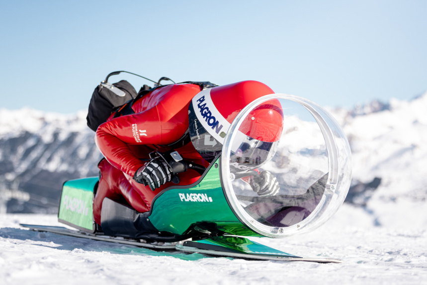 Nouveau record du monde de vitesse en snowscoot : Corentin Desbois dépasse les 175km/h