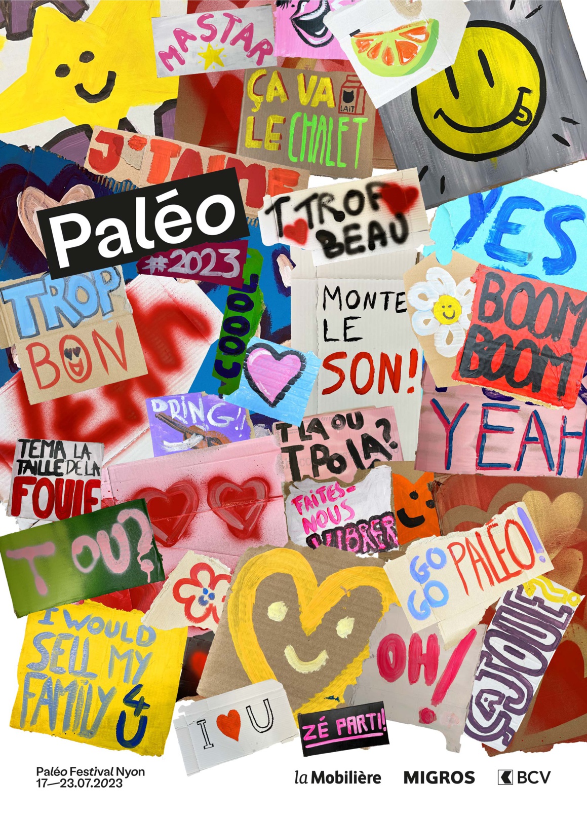 Affiche Paléo Festival 2023 Affiche Paléo Festival 2023