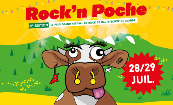 Affiche de l'éidtion 2023 de Rock'n'Poche ©