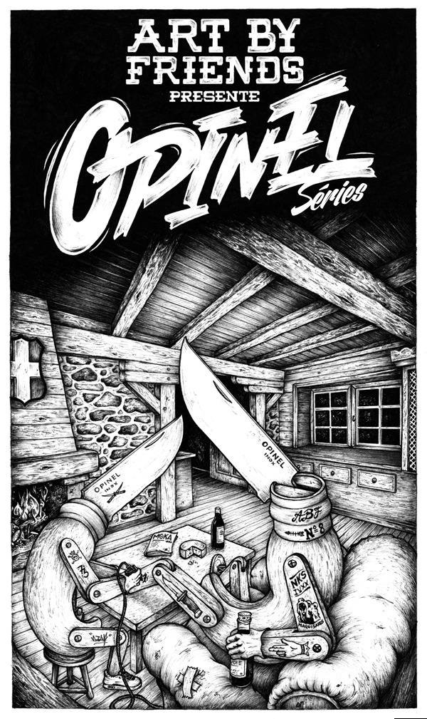 Art by Friends "Opinel Series" Art by Friends "Opinel Series"