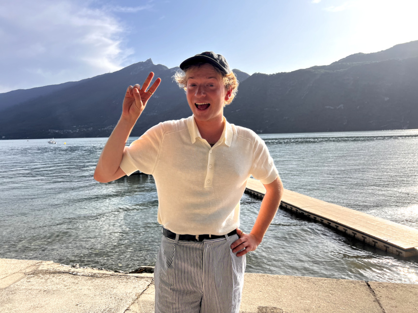 Le chanteur Malo au Festival Musilac 2023 © Cavalière Le chanteur Malo au Festival Musilac 2023 © Cavalière