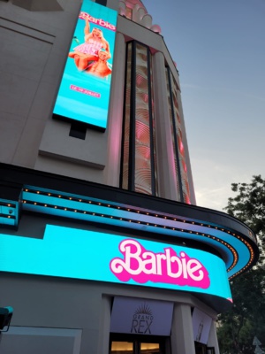 Barbie 2023 - Cinéma Grand Rex  Paris © Zack Seminet