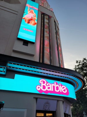 Barbie 2023 - Cinéma Grand Rex Paris © Zack Seminet Barbie 2023 - Cinéma Grand Rex Paris © Zack Seminet
