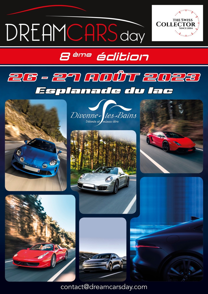 Affiche du Festival DREAMCARS Day 2023 Affiche du Festival DREAMCARS Day 2023