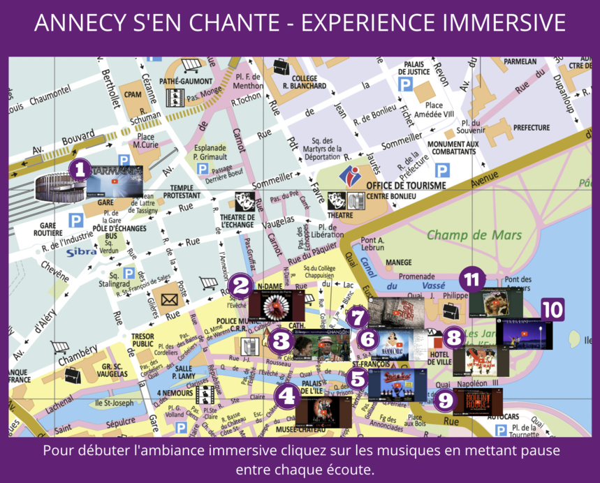 Retrouvez ici la carte intéractive pour vous guider pendant la déambulation Retrouvez ici la carte intéractive pour vous guider pendant la déambulation