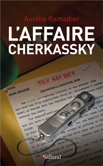 Couverture du roman L'Affaire Cherkassky d'Aurélie Ramadier