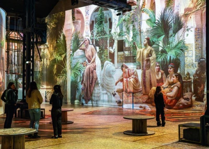 L'Égypte des Pharaons à l'atelier des Lumières © Culturespaces / C. de la Motte Rouge