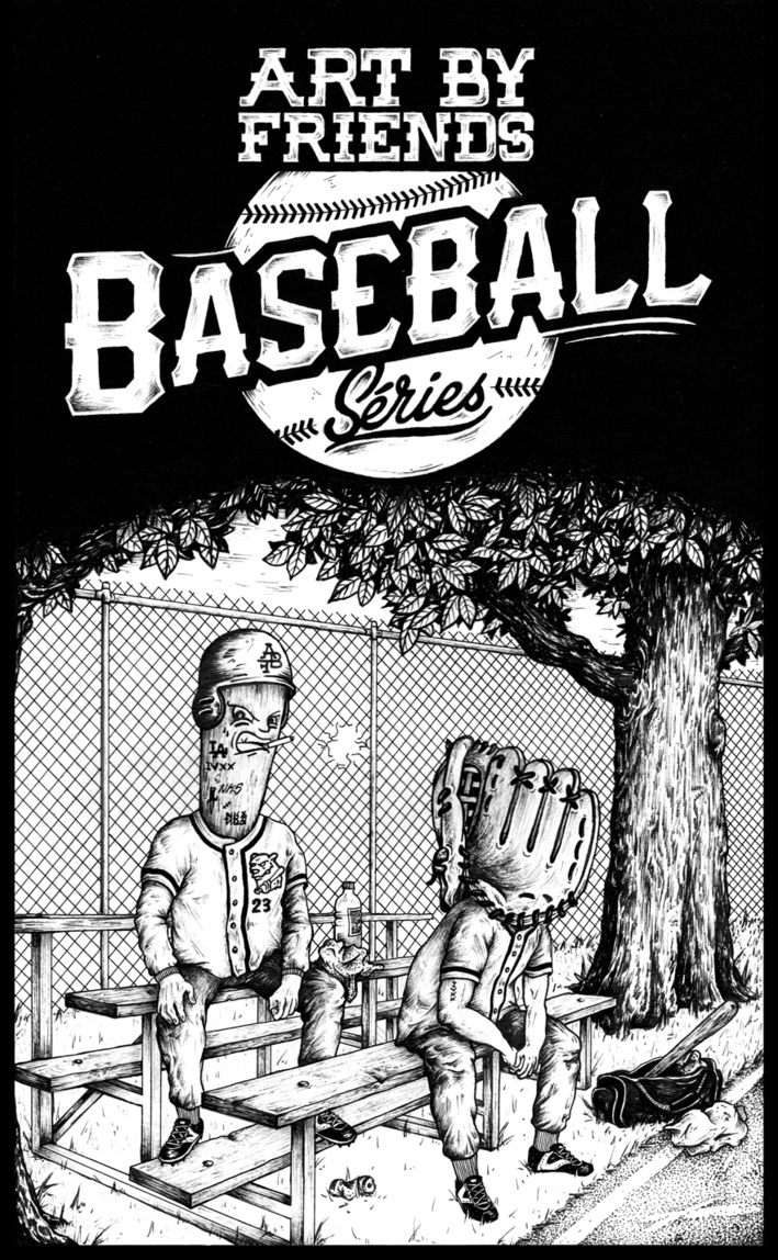 Galerie Art By Friends // 1 An // Baseball Séries Galerie Art By Friends // 1 An // Baseball Séries
