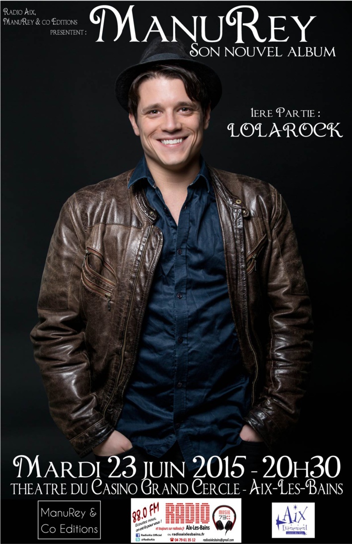 RDV avec Manu Rey au Casino Grand Cercle RDV avec Manu Rey au Casino Grand Cercle