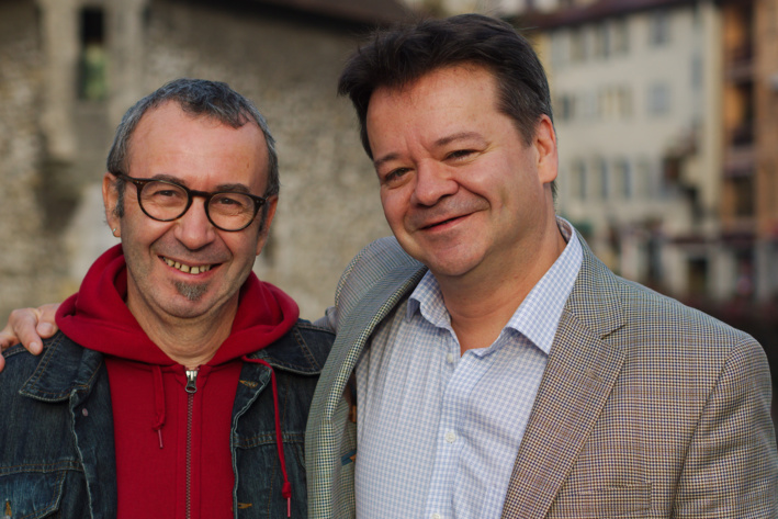 Patrick Eveno et Marcel Jean © G. Piel/CITIA