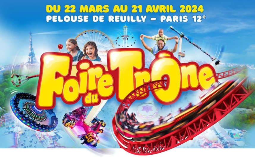 Affiche officielle de la Foire du Trône © foire du trône