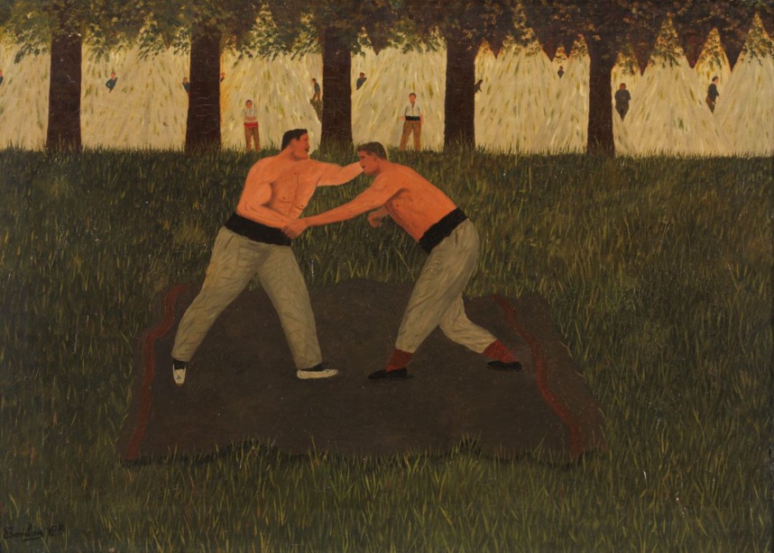 Les Lutteurs de Camille Bombois © Centre Pompidou, MNAM-CCI Les Lutteurs de Camille Bombois © Centre Pompidou, MNAM-CCI