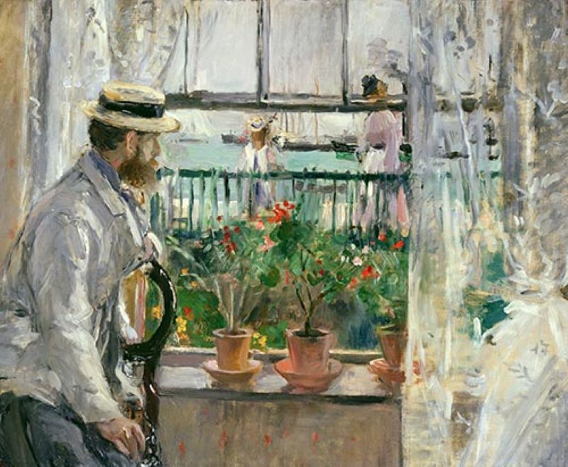Eugène Manet à l'île de Wight (1875), peinture de Berthe Morisot © musée Marmottan Monet