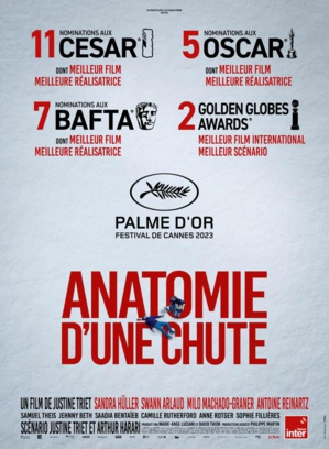 Affiche Anatomie d'une chute Affiche Anatomie d'une chute