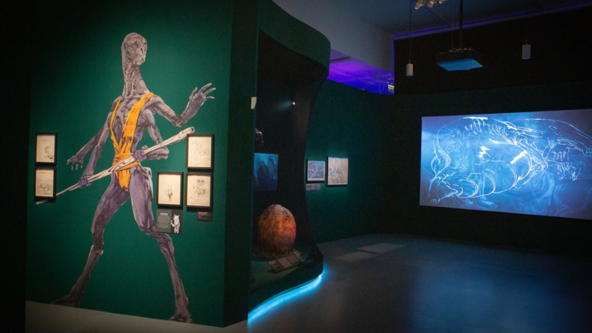 L'exposition permet de cerner la créativité de James Cameron © La cinémathèque française