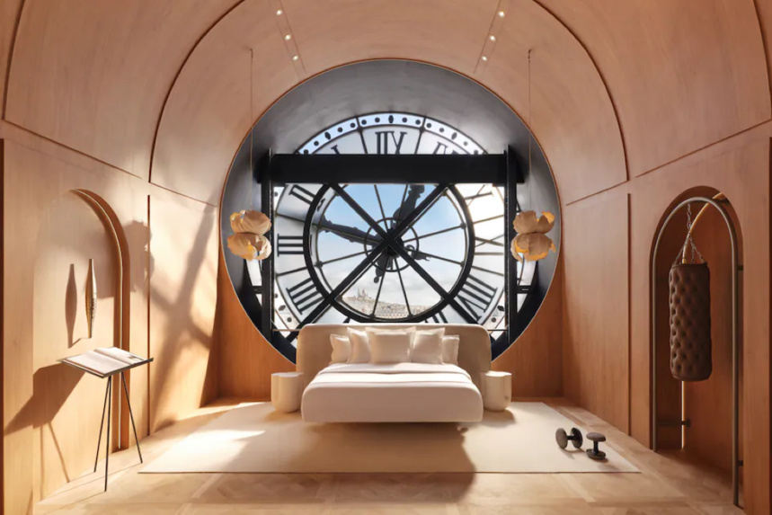 Airbnb offre une nuit au musée d'Orsay pour célébrer la cérémonie d'ouverture des JO © Airbnb Airbnb offre une nuit au musée d'Orsay pour célébrer la cérémonie d'ouverture des JO © Airbnb