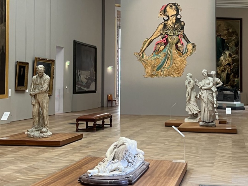 Les oeuvres de l'exposition interrogent les visiteurs qui prennent beaucoup de photos © Le Petit Palais Les oeuvres de l'exposition interrogent les visiteurs qui prennent beaucoup de photos © Le Petit Palais