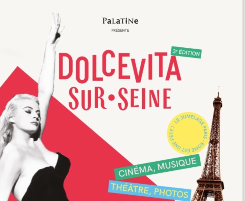Affiche de la dolcevita sur seine © Dolce vita sur Seine Affiche de la dolcevita sur seine © Dolce vita sur Seine