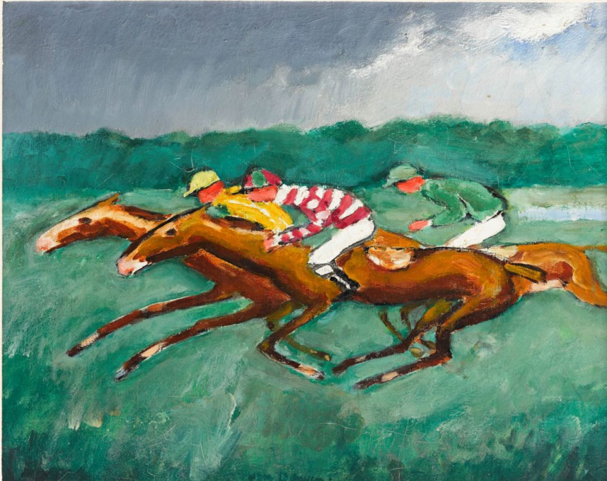 Découvrez des œuvres en lien avec le sport comme La Course (1904), huile sur toile de Kees Van Dongen © RMN-Grand Palais/Mathieu Rabeau © ADAGP Paris Découvrez des œuvres en lien avec le sport comme La Course (1904), huile sur toile de Kees Van Dongen © RMN-Grand Palais/Mathieu Rabeau © ADAGP Paris