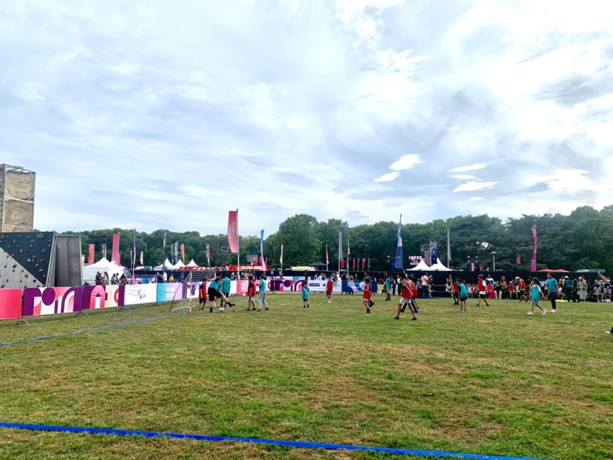 Le foot est évidemment au rendez-vous © Emma Pauchont Le foot est évidemment au rendez-vous © Emma Pauchont