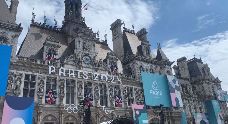 L'Hôtel de Ville de Paris se transforme en fan zone pour les JO © Emma Pauchont L'Hôtel de Ville de Paris se transforme en fan zone pour les JO © Emma Pauchont