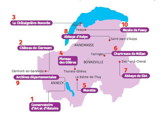 Journées Européennes du Patrimoine : à Genève les 12 et 13 septembre, en Savoie et Haute-Savoie le 19 et 20 septembre