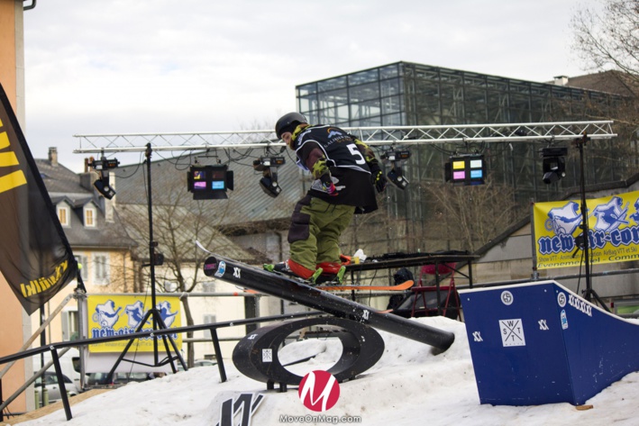 La 1ère compétition urbaine de ski et de snowboard freestyle en France a eu lieu à Chambéry