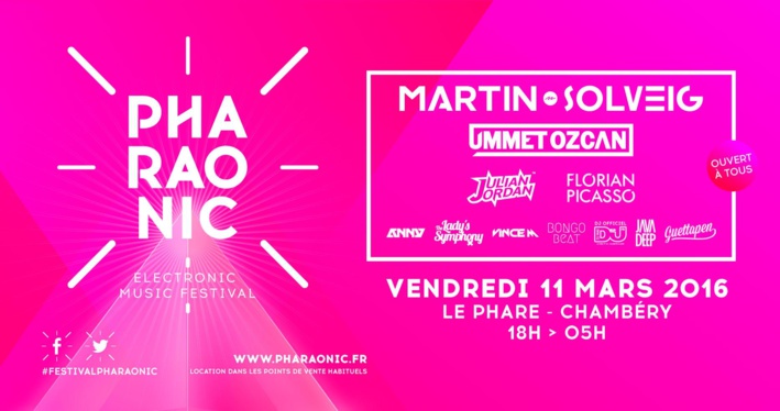 Le "Pharaonic Festival" est de retour le vendredi 11 Mars 2016 ! + 2 Pass à Gagner