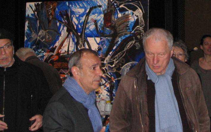 José Garcia et Valère Novarina - Copyright Paul Rassat José Garcia et Valère Novarina - Copyright Paul Rassat