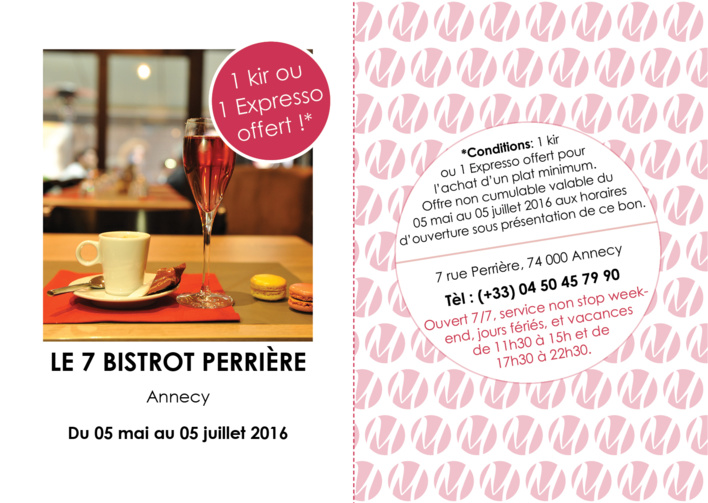 Le 7 Bistrot Perrière, l'assiette Savoyarde s'impose ! Le 7 Bistrot Perrière, l'assiette Savoyarde s'impose !