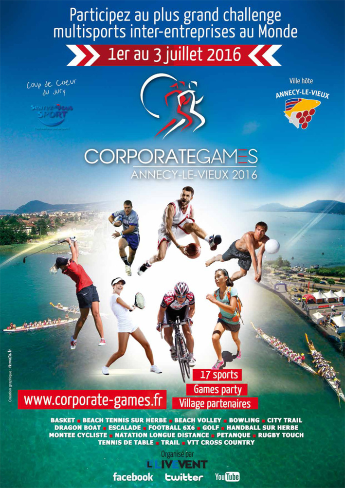 Corporate Games, sport for life !