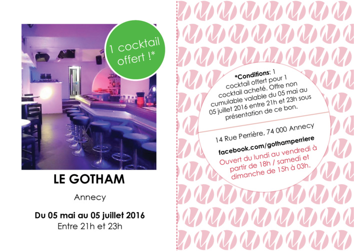 Le Gotham, le Cocktail Bar à Annecy fait un carton plein !