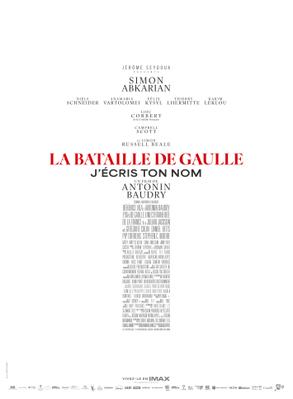 Film La Bataille de Gaulle – Partie 2 : J'écris ton nom - Affiche Officielle - @ Pathé Films