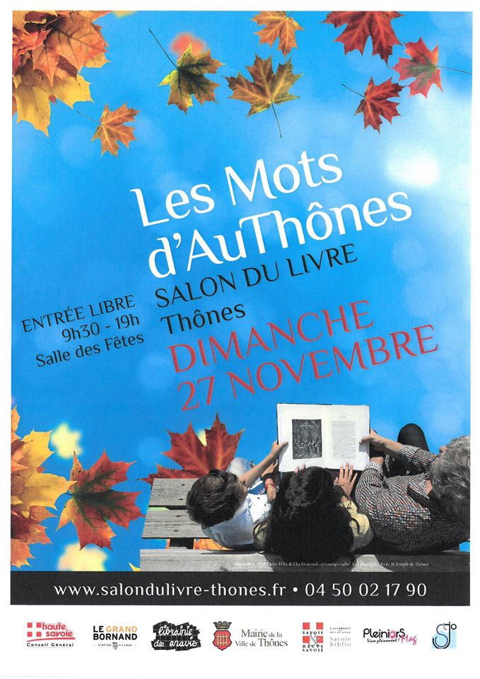 Les Mots d'Authônes, le salon du livre à Thônes à l'initiative de Jean-Marc Lefèvre